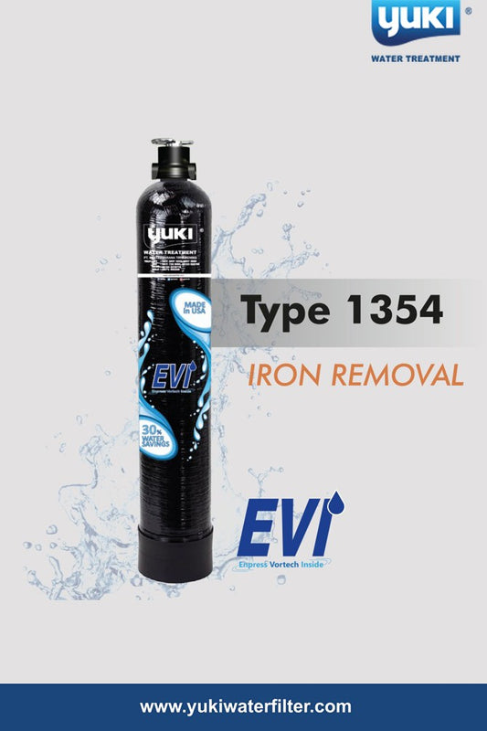 Filter Air EVI (Enpress Vortech Inside) 1354 Iron Removal Manual Back